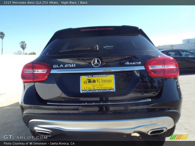 Night Black / Black 2015 Mercedes-Benz GLA 250 4Matic