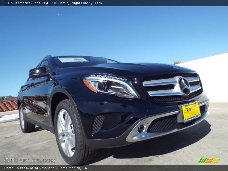 Night Black / Black 2015 Mercedes-Benz GLA 250 4Matic