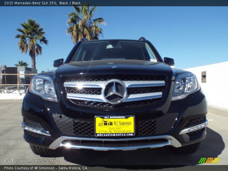 Black / Black 2015 Mercedes-Benz GLK 350