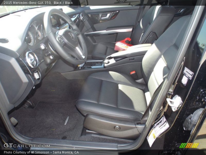 Black / Black 2015 Mercedes-Benz GLK 350