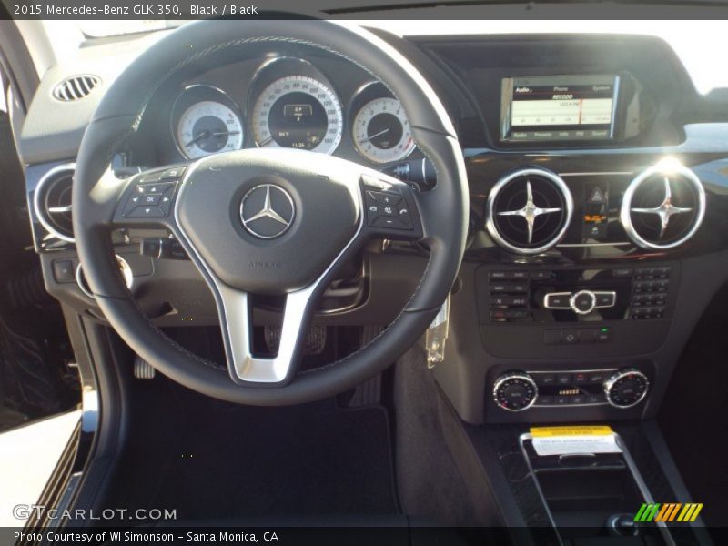 Black / Black 2015 Mercedes-Benz GLK 350