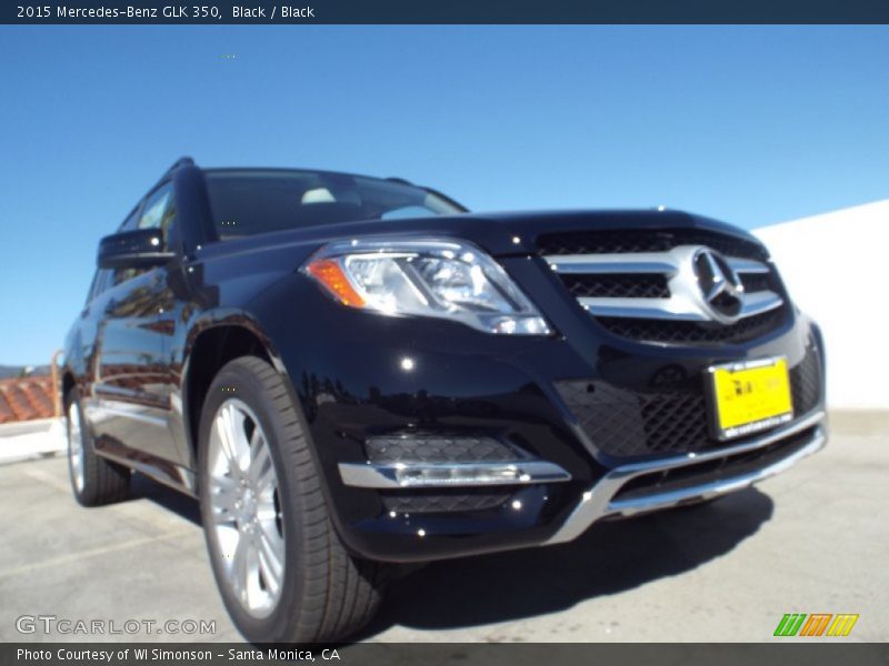 Black / Black 2015 Mercedes-Benz GLK 350