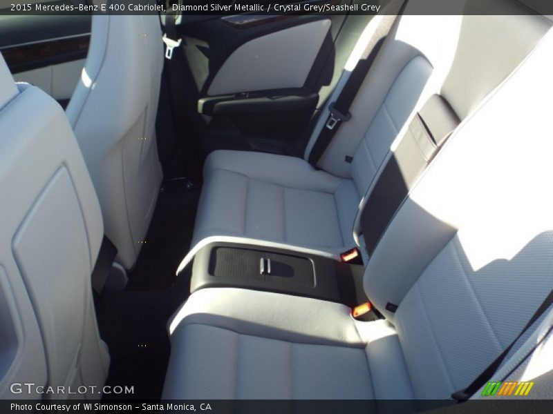 Diamond Silver Metallic / Crystal Grey/Seashell Grey 2015 Mercedes-Benz E 400 Cabriolet