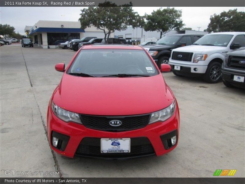 Racing Red / Black Sport 2011 Kia Forte Koup SX