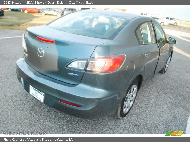 Dolphin Gray Mica / Black 2013 Mazda MAZDA3 i Sport 4 Door