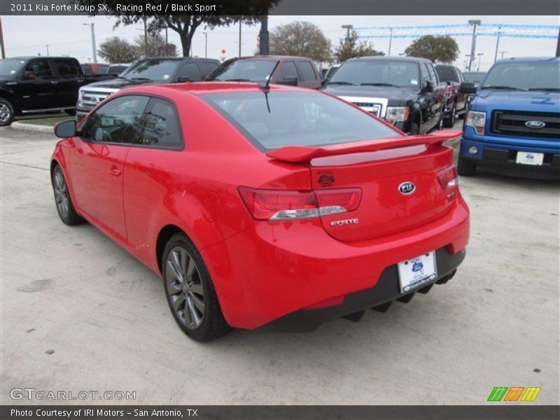 Racing Red / Black Sport 2011 Kia Forte Koup SX