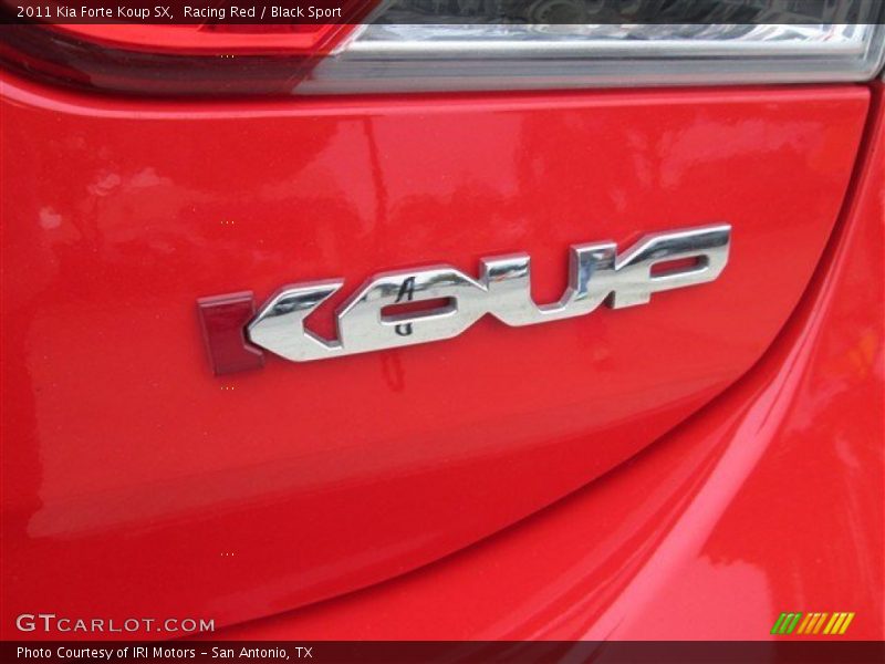 Racing Red / Black Sport 2011 Kia Forte Koup SX