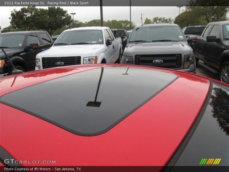 Racing Red / Black Sport 2011 Kia Forte Koup SX