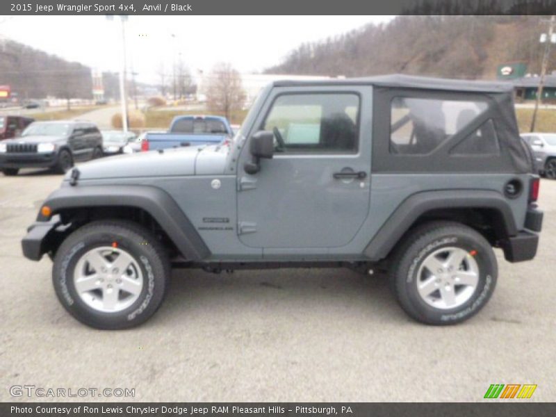 Anvil / Black 2015 Jeep Wrangler Sport 4x4