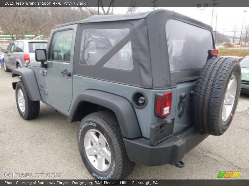 Anvil / Black 2015 Jeep Wrangler Sport 4x4