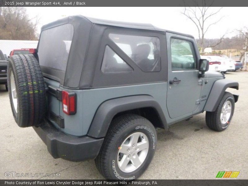 Anvil / Black 2015 Jeep Wrangler Sport 4x4