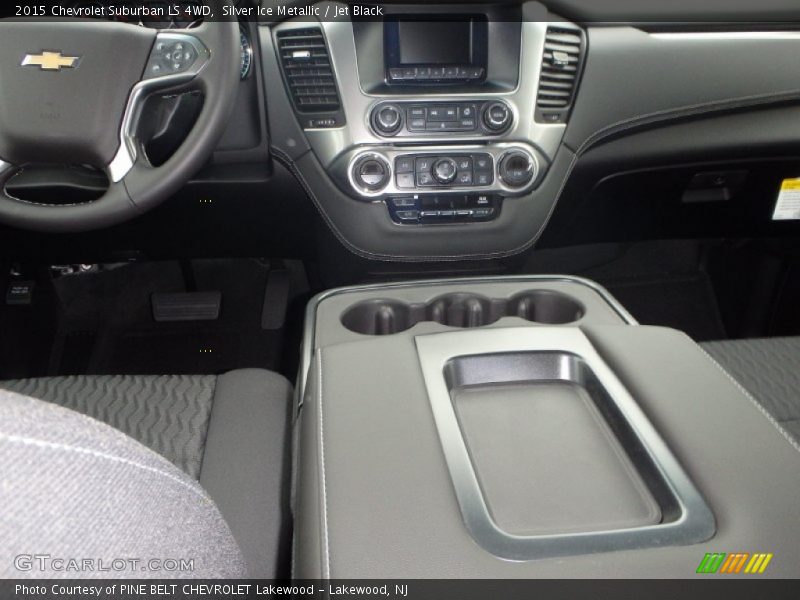 Silver Ice Metallic / Jet Black 2015 Chevrolet Suburban LS 4WD