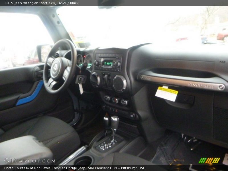 Anvil / Black 2015 Jeep Wrangler Sport 4x4