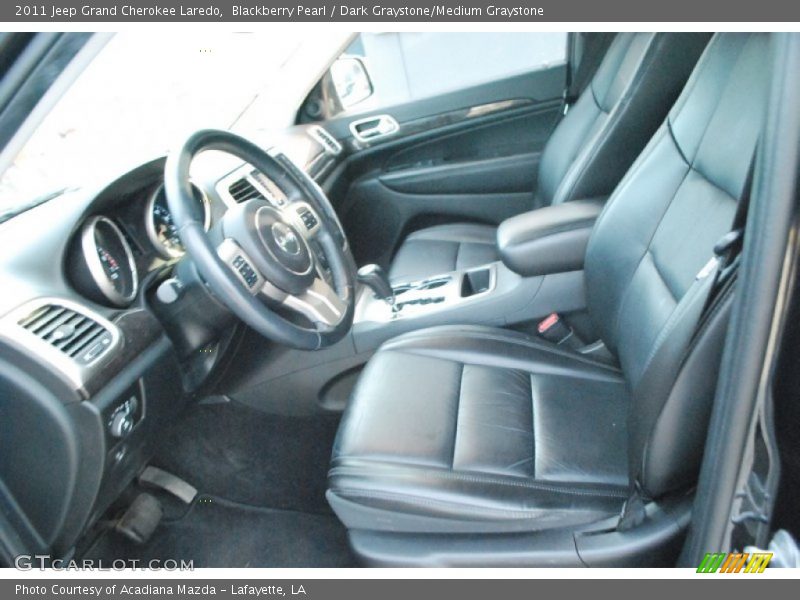 Blackberry Pearl / Dark Graystone/Medium Graystone 2011 Jeep Grand Cherokee Laredo
