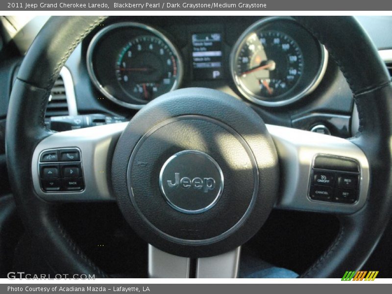 Blackberry Pearl / Dark Graystone/Medium Graystone 2011 Jeep Grand Cherokee Laredo