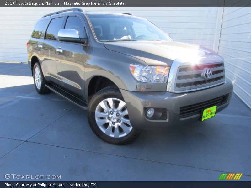 Magnetic Gray Metallic / Graphite 2014 Toyota Sequoia Platinum