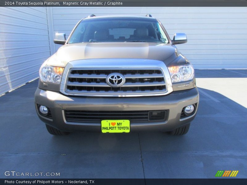 Magnetic Gray Metallic / Graphite 2014 Toyota Sequoia Platinum