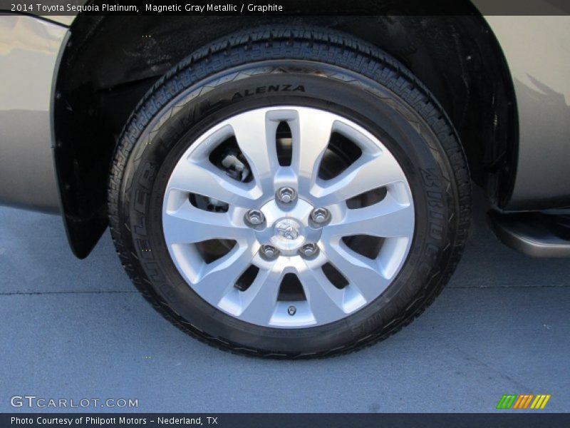 Magnetic Gray Metallic / Graphite 2014 Toyota Sequoia Platinum