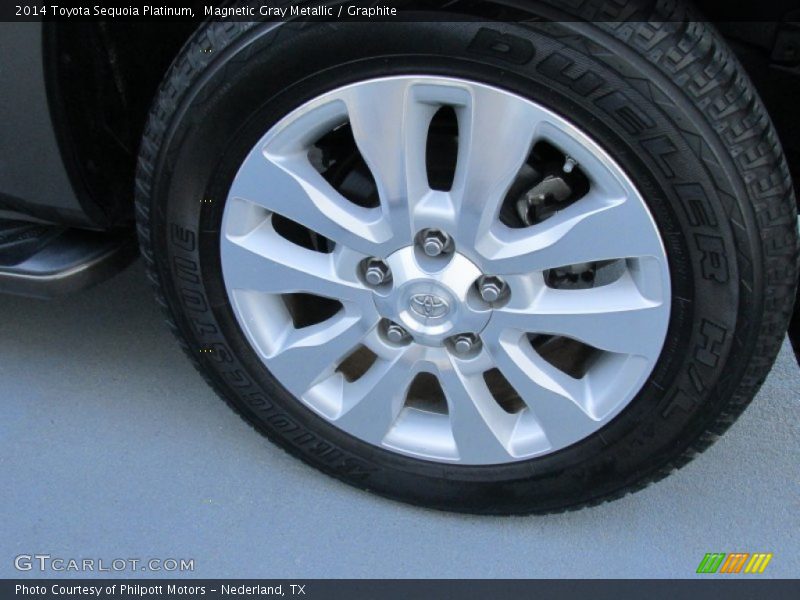 Magnetic Gray Metallic / Graphite 2014 Toyota Sequoia Platinum