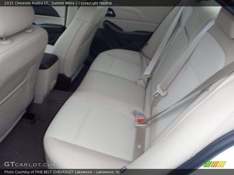 Summit White / Cocoa/Light Neutral 2015 Chevrolet Malibu LT