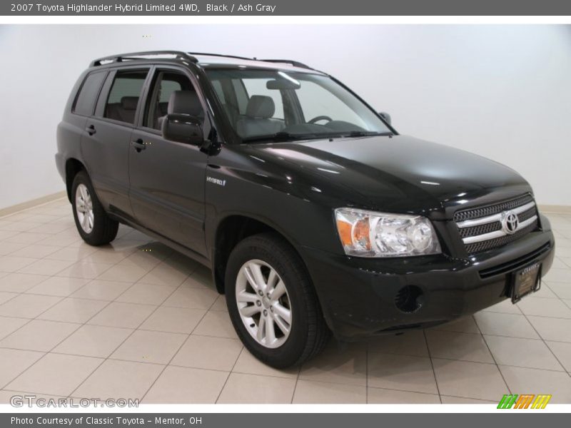 Black / Ash Gray 2007 Toyota Highlander Hybrid Limited 4WD