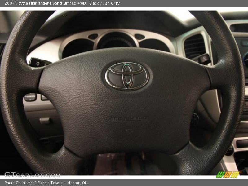Black / Ash Gray 2007 Toyota Highlander Hybrid Limited 4WD