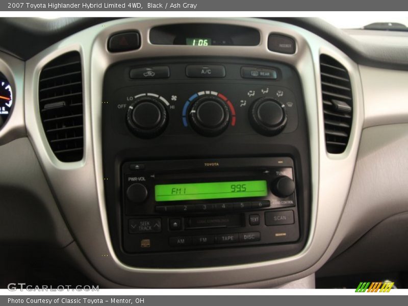 Black / Ash Gray 2007 Toyota Highlander Hybrid Limited 4WD