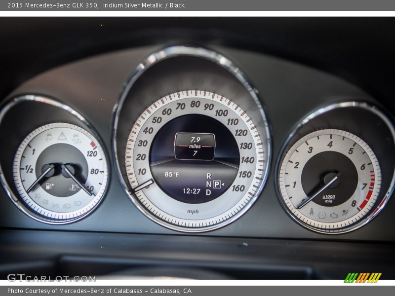 Iridium Silver Metallic / Black 2015 Mercedes-Benz GLK 350