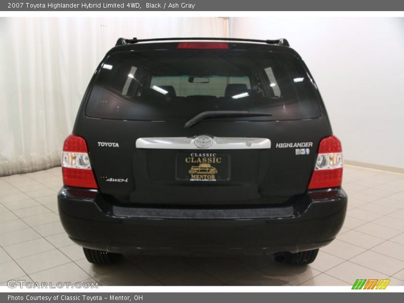 Black / Ash Gray 2007 Toyota Highlander Hybrid Limited 4WD
