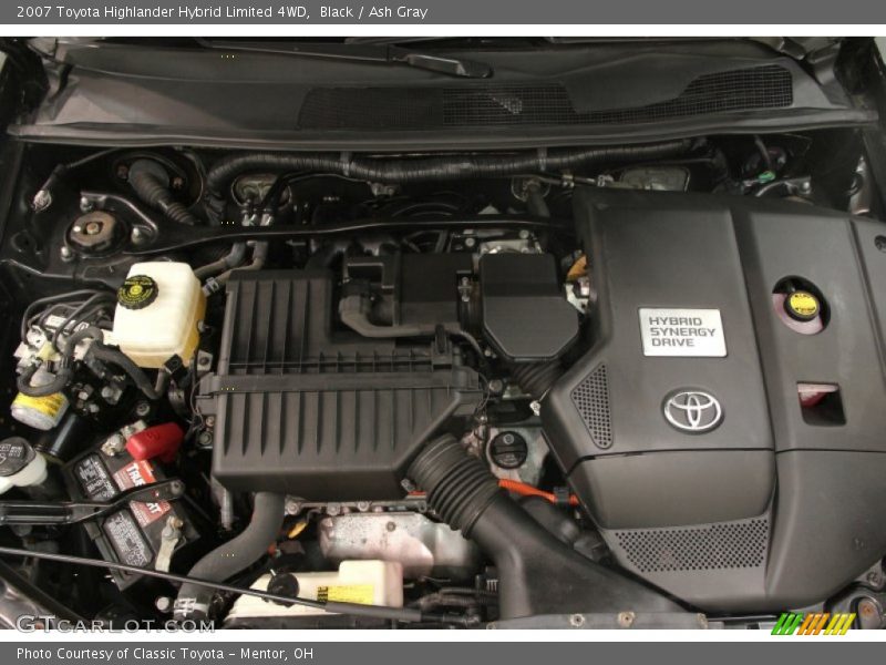 Black / Ash Gray 2007 Toyota Highlander Hybrid Limited 4WD