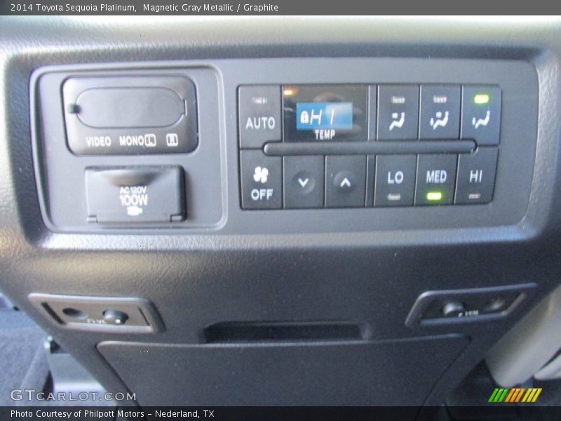 Controls of 2014 Sequoia Platinum