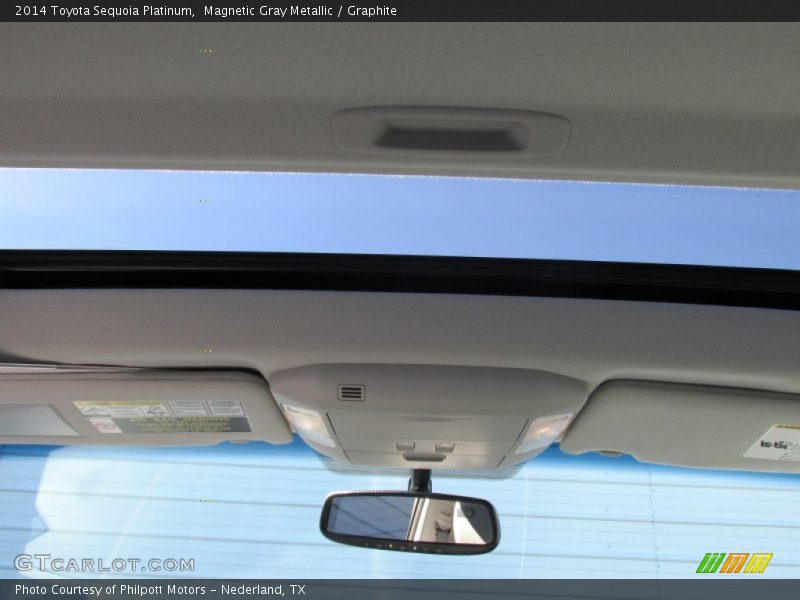 Magnetic Gray Metallic / Graphite 2014 Toyota Sequoia Platinum