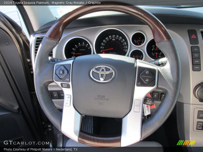  2014 Sequoia Platinum Steering Wheel