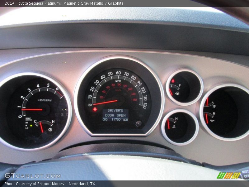  2014 Sequoia Platinum Platinum Gauges