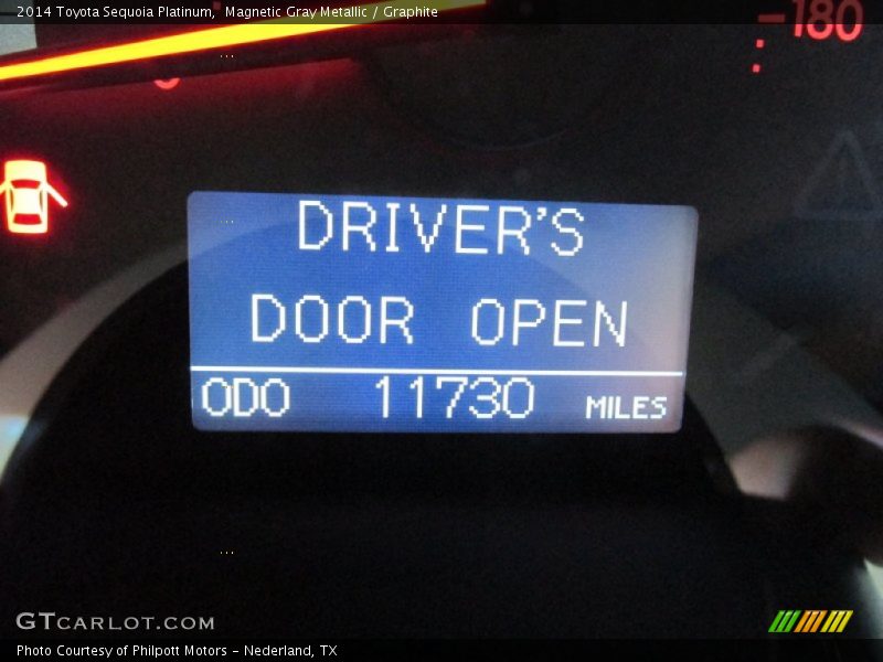 Magnetic Gray Metallic / Graphite 2014 Toyota Sequoia Platinum