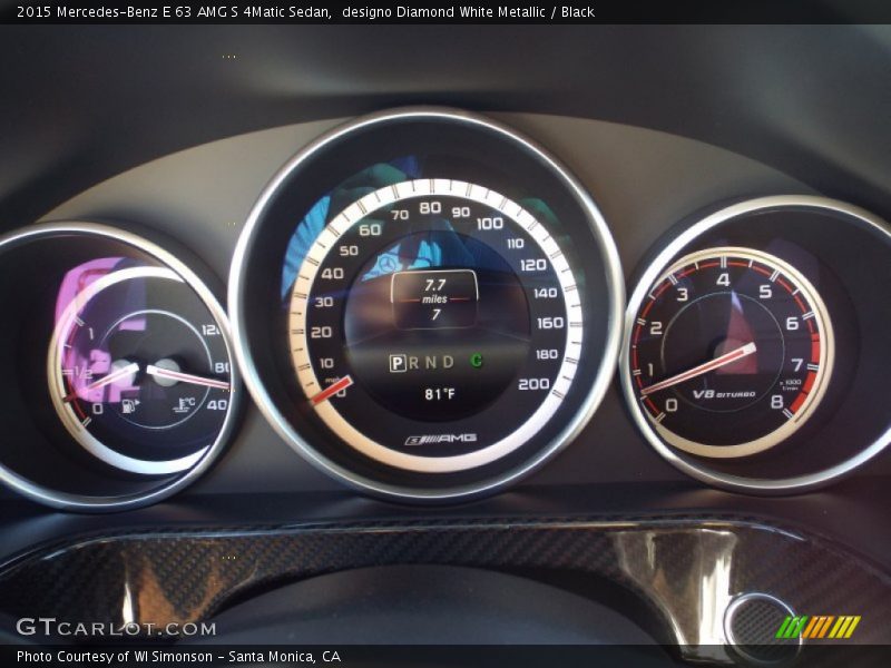  2015 E 63 AMG S 4Matic Sedan 63 AMG S 4Matic Sedan Gauges