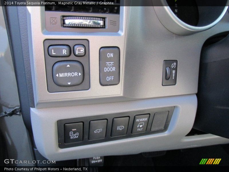Controls of 2014 Sequoia Platinum
