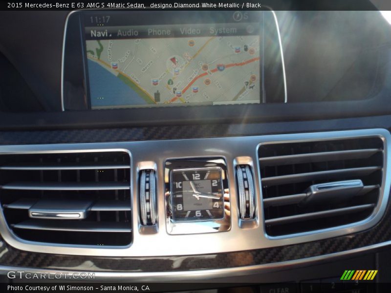 Navigation of 2015 E 63 AMG S 4Matic Sedan