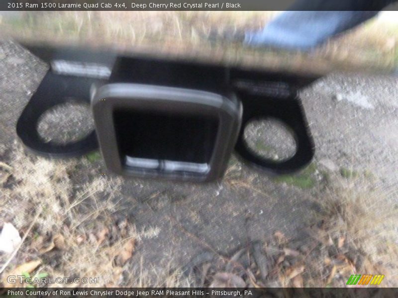 Deep Cherry Red Crystal Pearl / Black 2015 Ram 1500 Laramie Quad Cab 4x4