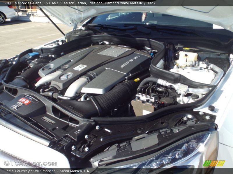  2015 E 63 AMG S 4Matic Sedan Engine - 5.5 Liter AMG DI biturbo DOHC 32-Valve VVT V8