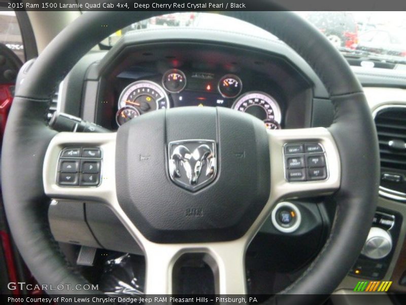  2015 1500 Laramie Quad Cab 4x4 Steering Wheel