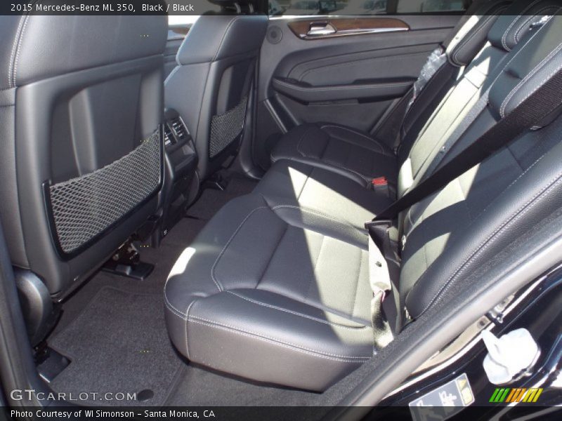 Black / Black 2015 Mercedes-Benz ML 350
