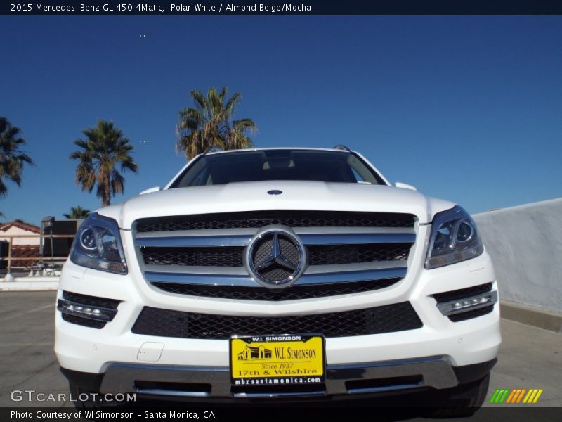 Polar White / Almond Beige/Mocha 2015 Mercedes-Benz GL 450 4Matic