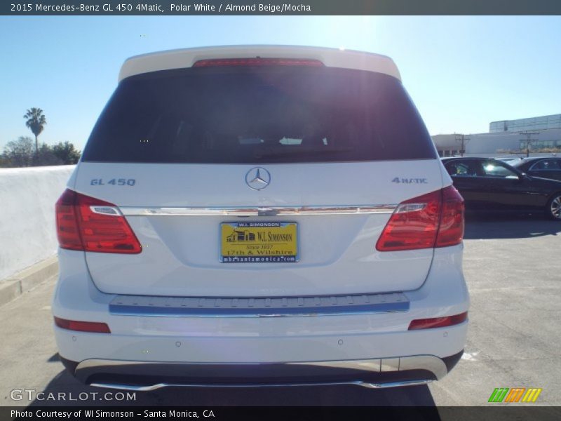 Polar White / Almond Beige/Mocha 2015 Mercedes-Benz GL 450 4Matic