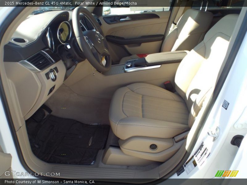 Polar White / Almond Beige/Mocha 2015 Mercedes-Benz GL 450 4Matic