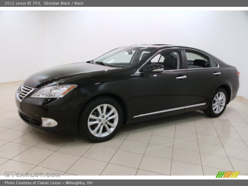 Obsidian Black / Black 2012 Lexus ES 350