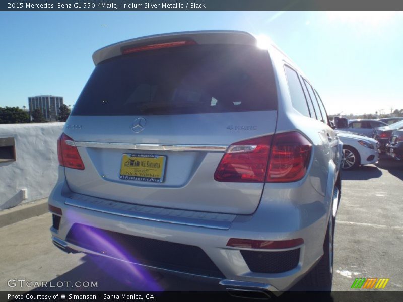 Iridium Silver Metallic / Black 2015 Mercedes-Benz GL 550 4Matic