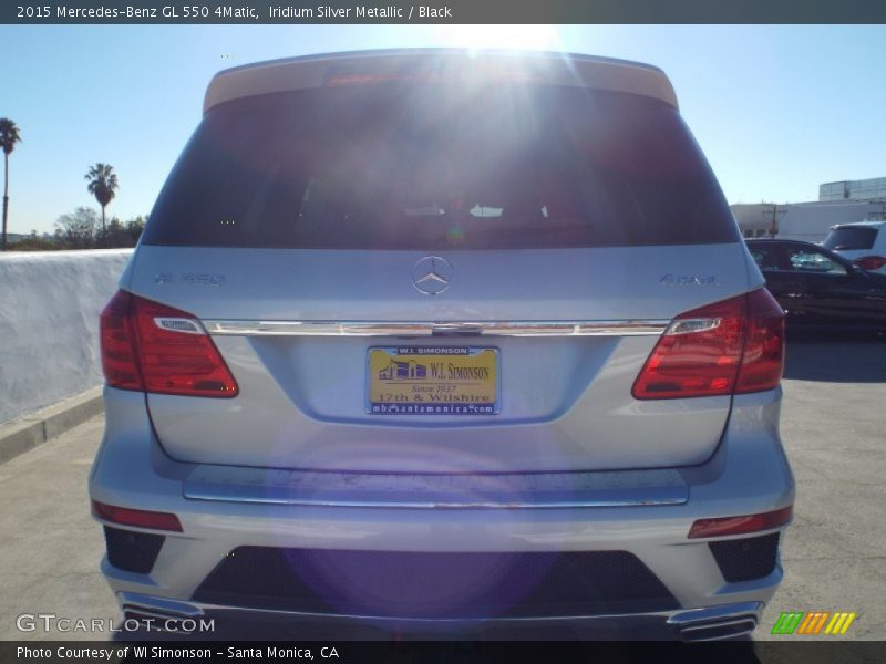 Iridium Silver Metallic / Black 2015 Mercedes-Benz GL 550 4Matic