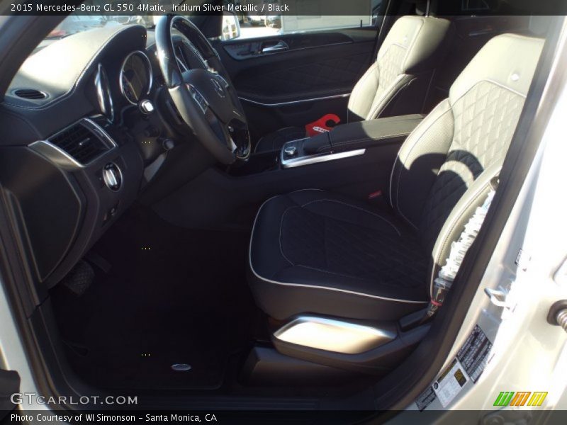 Iridium Silver Metallic / Black 2015 Mercedes-Benz GL 550 4Matic