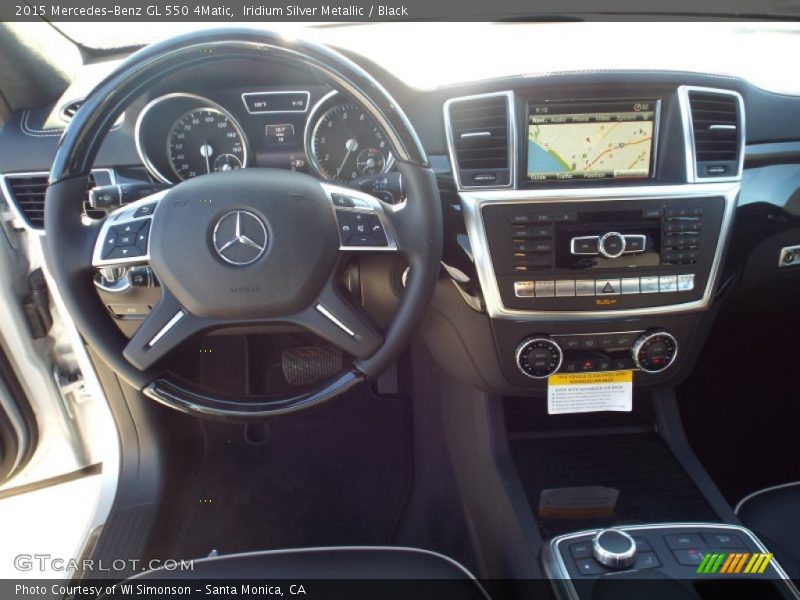 Iridium Silver Metallic / Black 2015 Mercedes-Benz GL 550 4Matic